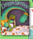 Dippy's classmate Spike invites him to a sleepover.  They can stay up late, eat popcorn and watch a scary movie.  But Dippy is worried about wetting the bed.  Illustrated by Mary McQuillan.